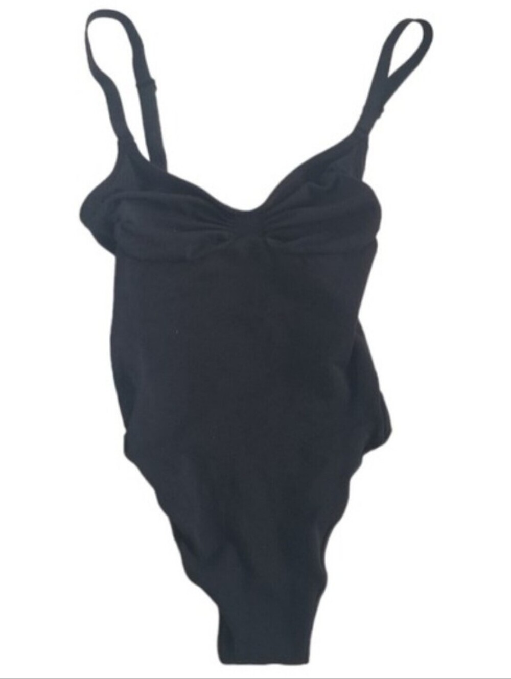 Skims Seamless Sculpting Thong Bodysuit Onyx Black XSmall